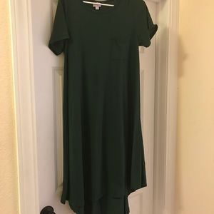 Lularoe Carly Solid Green Size Medium